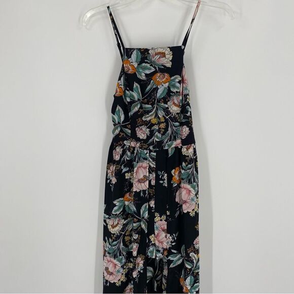 Band of Gypsies Women’s Floral Maxi Romper Black Floral size S - Picture 1 of 7